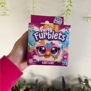 Furby Furblets Loo-Lay Plush Toy - Pink, White & Yellow